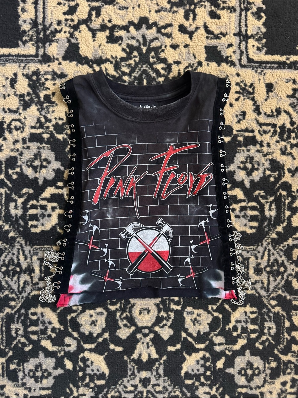 Iamkoko.la Reworked Pink Floyd Chain Tank Top